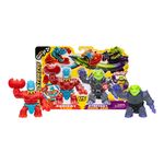 Figura Elástica Goo Jit Zu Smash Strikers Pack Doble Tyro vs Rock Jaw