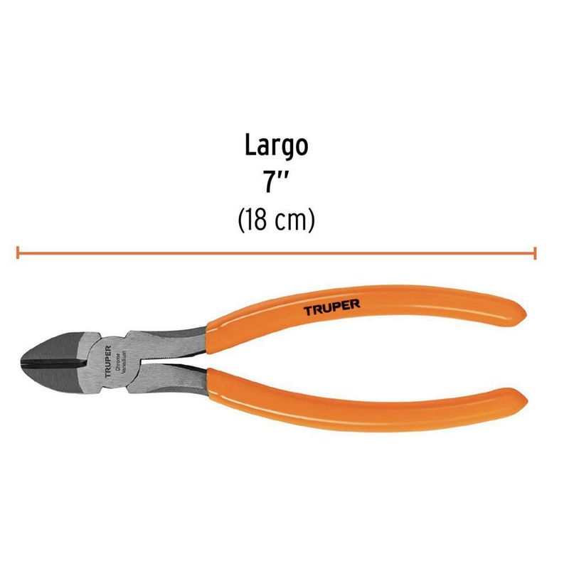 Alicate de Corte Diagonal de 7 Plg