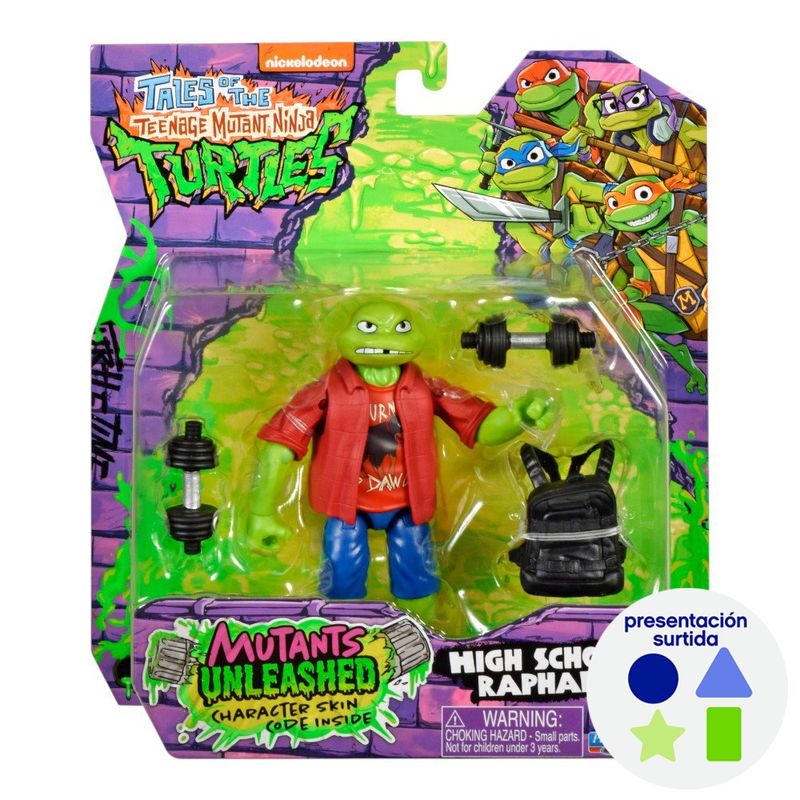 Figura de Las Tortugas Ninja Mutants Unleashed Tales - Presentación Surtida