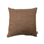 Cojín Decorativo Relleno Tipo Tejido Cuadrado 45 x 45 cm Color Naranja