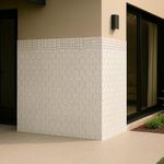 Malla Decorativa Unika de 28 x 32 cm Color Blanco