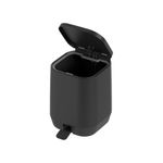 Basurero para Baño con Pedal de 6 L Color Negro