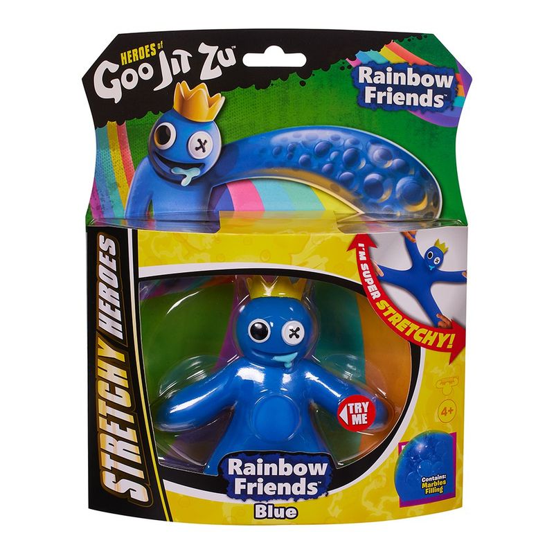 Figura Elástica Goo Jit Zu Rainbow Friends Stretch Héroes Diseño Surtido
