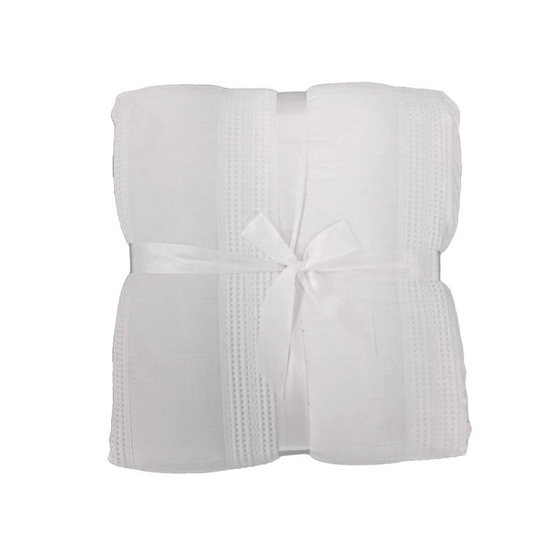 Throw Decorativo de 127 x 177 cm Color Blanco