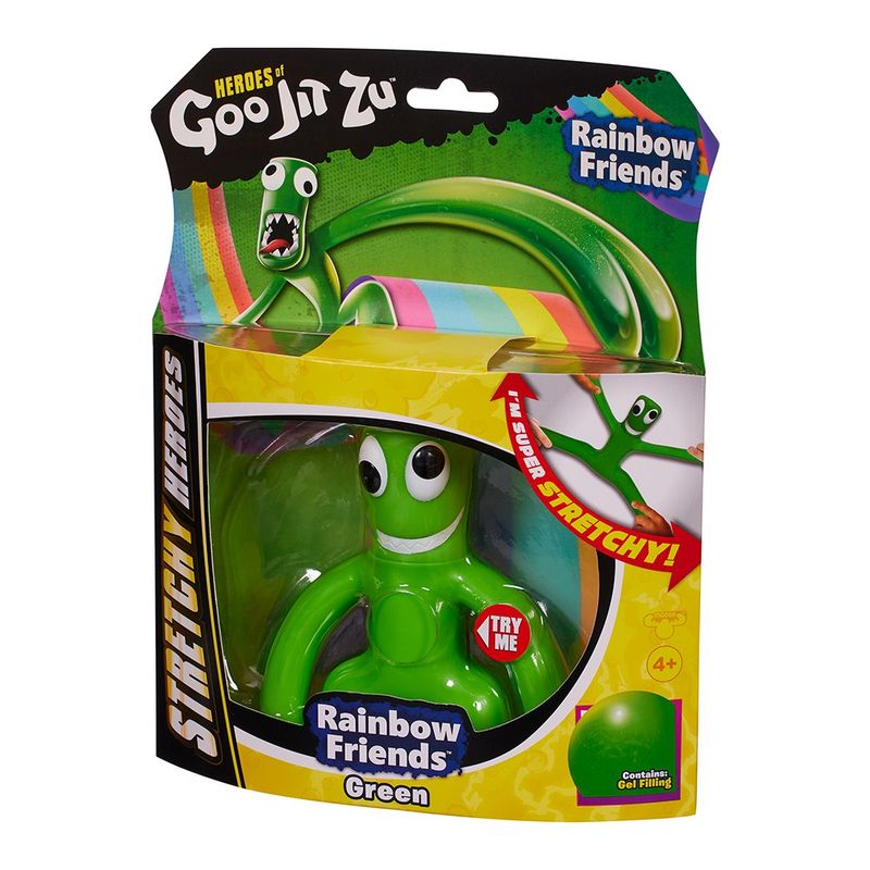 Figura Elástica Goo Jit Zu Rainbow Friends Stretch Héroes Diseño Surtido