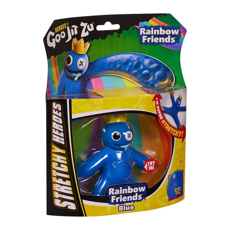 Figura Elástica Goo Jit Zu Rainbow Friends Stretch Héroes Diseño Surtido