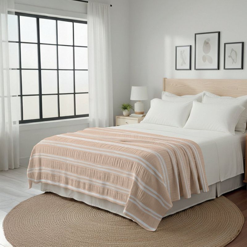 Throw Decorativo de 127 x 177 cm Color Peach
