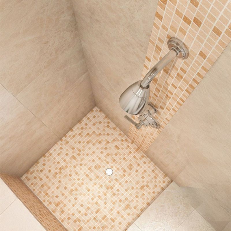 Piso Cerámico Creta Acabado Semibrillante Color Beige de 20 x 20 cm en Caja de 1 m²