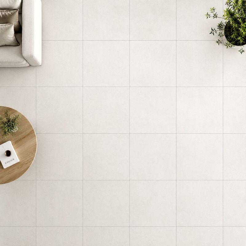 Piso Gres Nevada Color Blanco Pulido Rectificado de 60 x 60 cm en Caja de 1.44 m²