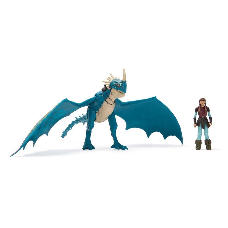 Set de Figura Vikingo y Dragón Cómo Entrenar a Tu Dragón - Presentación Surtida