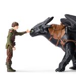 Set de Figura Vikingo y Dragón Cómo Entrenar a Tu Dragón - Presentación Surtida