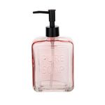 Dispensador de Vidrio para Jabón Líquido 350 ml Colores Surtidos