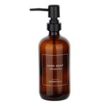 Dispensador de Vidrio para Jabón Líquido 500 ml Colores Surtidos