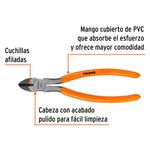Alicate de Corte Diagonal de 8 Plg
