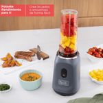 Licuadora Personal Ice Crush Gris de 600 Ml