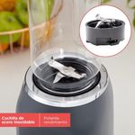 Licuadora Personal Ice Crush Gris de 600 Ml