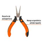 Alicate Punta Redonda de 5 Plg