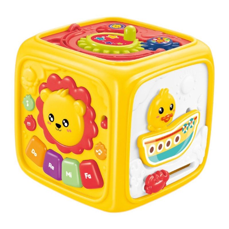 Cubo de Aprendizaje Funny Wisdom Cube con Música y Actividades Sensoriales