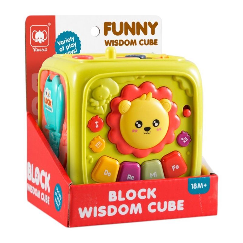 Cubo de Aprendizaje Funny Wisdom Cube con Música y Actividades Sensoriales