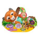 Mascota Interactiva de Tigre Little Live Pets Cozy Dozys Java con Sonidos y Reacciones