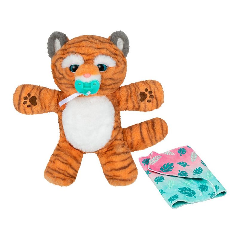 Mascota Interactiva de Tigre Little Live Pets Cozy Dozys Java con Sonidos y Reacciones