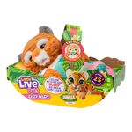 Mascota Interactiva de Tigre Little Live Pets Cozy Dozys Java con Sonidos y Reacciones