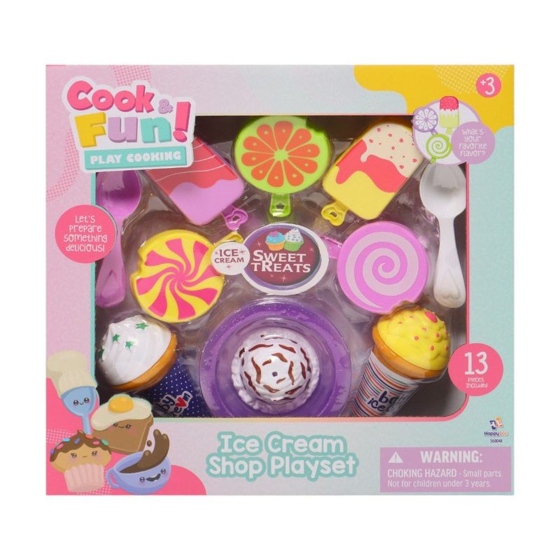 Set de Postres Sweet Treats de 13 Piezas para Juego de Cocina