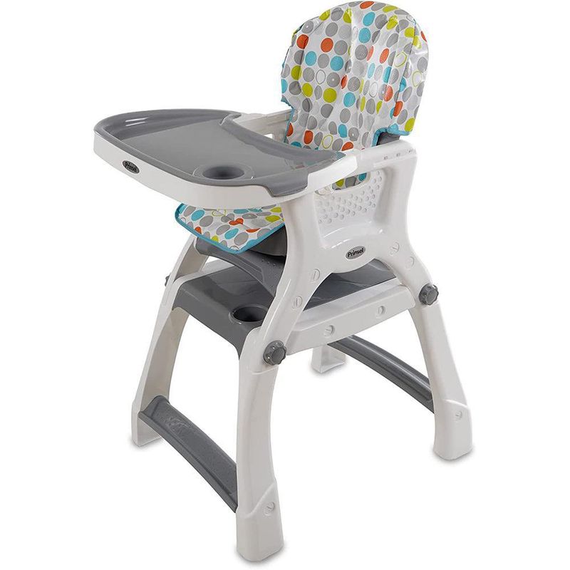 Silla Alta Convertible Kinder City Círculos Unisex - Prinsel
