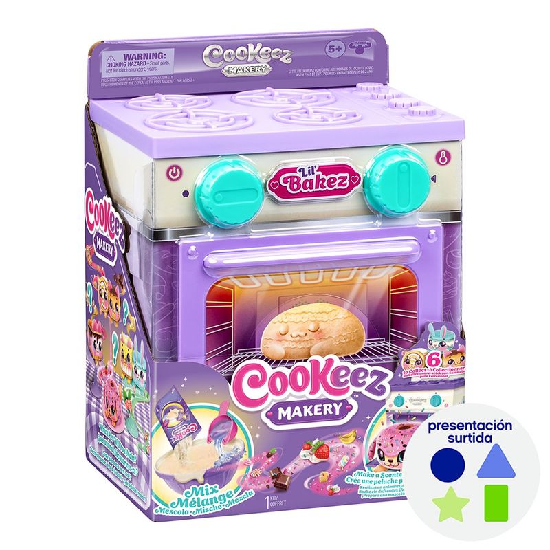 Mini Horno Cookeez Makery Lil' Bakez con Peluche Sorpresa - Presentación Surtida