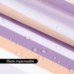 Set de Baño 15 Piezas con Cortina Impermeable y Alfombra Colores Surtidos
