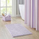 Set de Baño 15 Piezas con Cortina Impermeable y Alfombra Colores Surtidos
