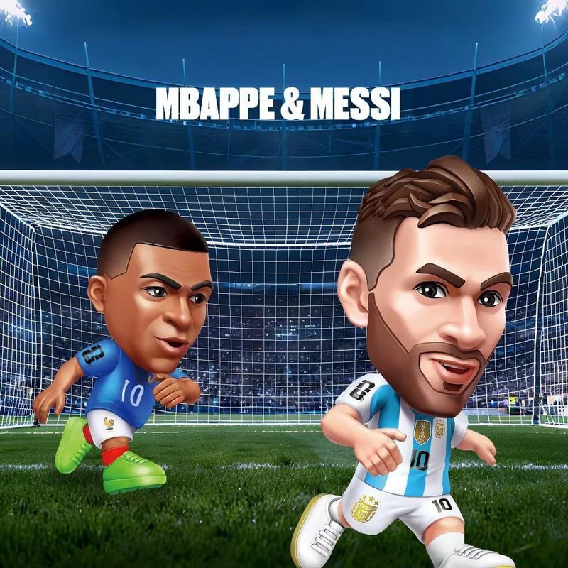 Cápsula Coleccionable FIFA World Cup Ballers Serie 1 con Figura de Jugador, Balón y Accesorios - Presentación Surtida