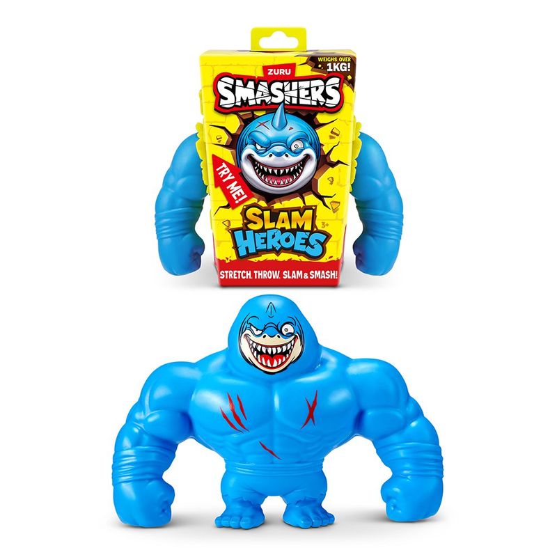 Figura de Animales Smashers Splat Heroes Gorilla Superelástica - Presentación Surtida