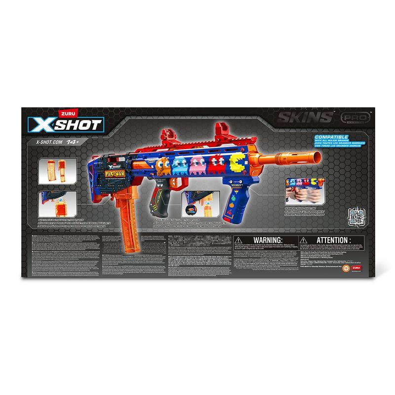 Lanzador de Dardos X-Shot Pro Sinister con 40 Dardos y 2 Cargadores