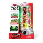 Dinosaurio de Juguete Robo Alive Test Tube Dinos con Luz y Efecto de Crecimiento