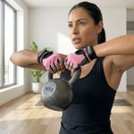 Guantes para Gimnasio de Dama Talla M Color Rosado