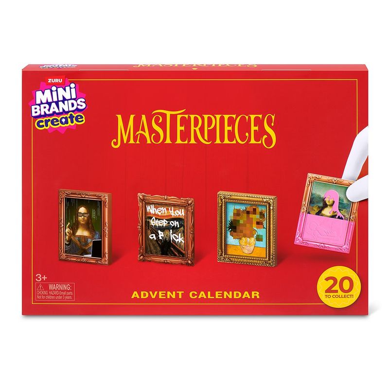 Calendario de Adviento Coleccionable Mini Brands Create Masterpieces Advent Calendar