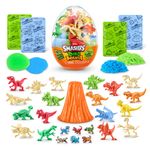 Huevo Sorpresa Smashers Dino Mania con Slime y Más de 30 Sorpresas