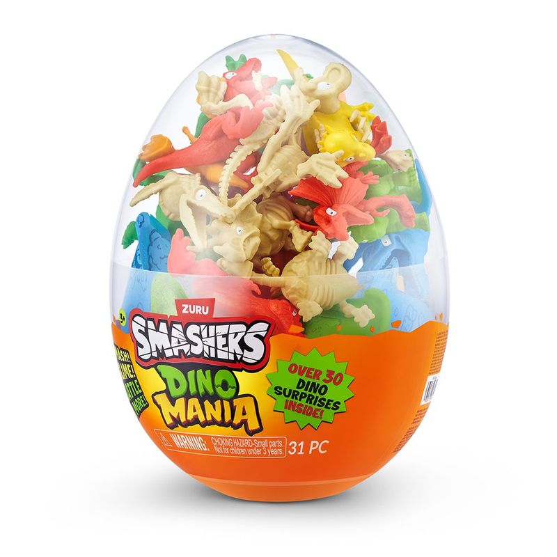 Huevo Sorpresa Smashers Dino Mania con Slime y Más de 30 Sorpresas