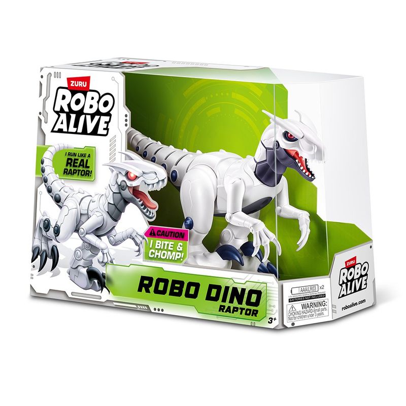 Dinosaurio de Juguete Robo Alive Raptor con Movimiento Realista y Acción de Mordida