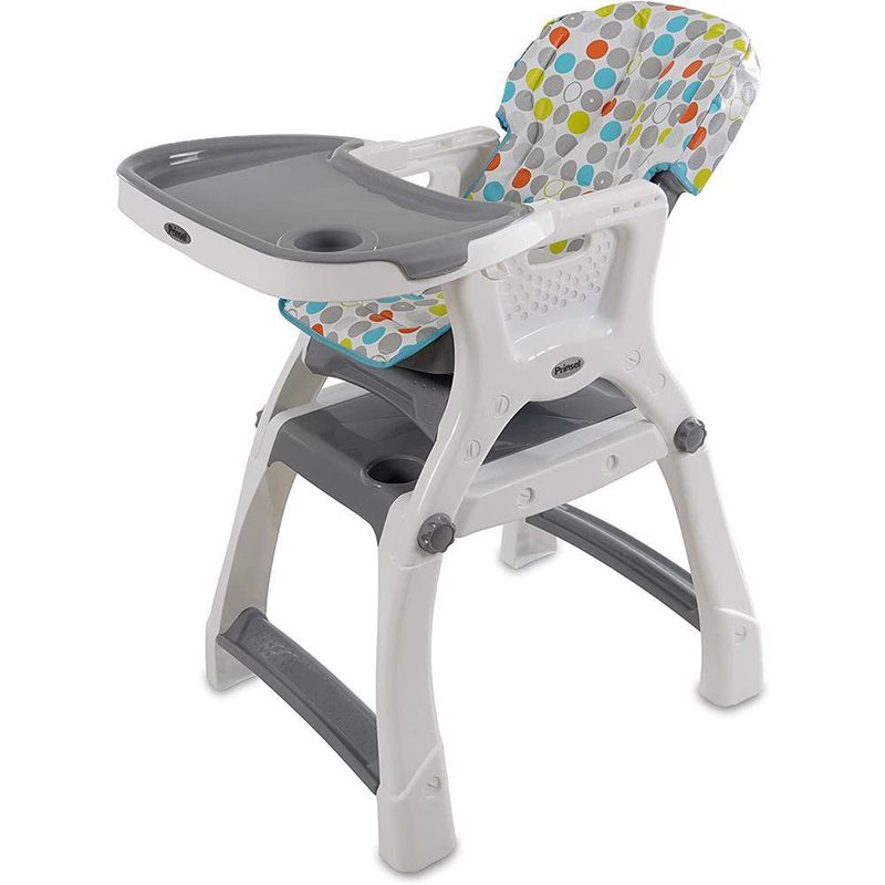 Silla Alta Convertible Kinder City Círculos Unisex - Prinsel