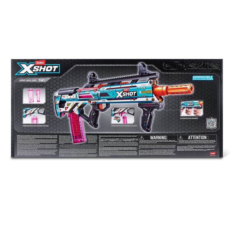 Lanzador de Dardos X-Shot Pro Longshot con 40 Dardos y 2 Cargadores