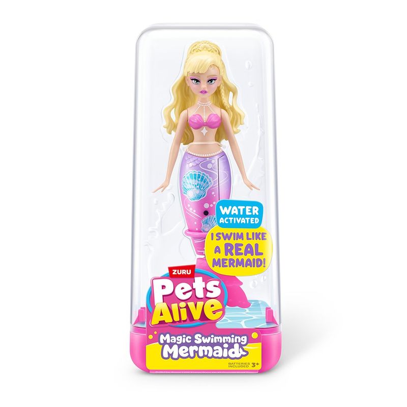 Muñeca Sirena Pets Alive para Agua con Movimiento Mágico - Presentación Surtida