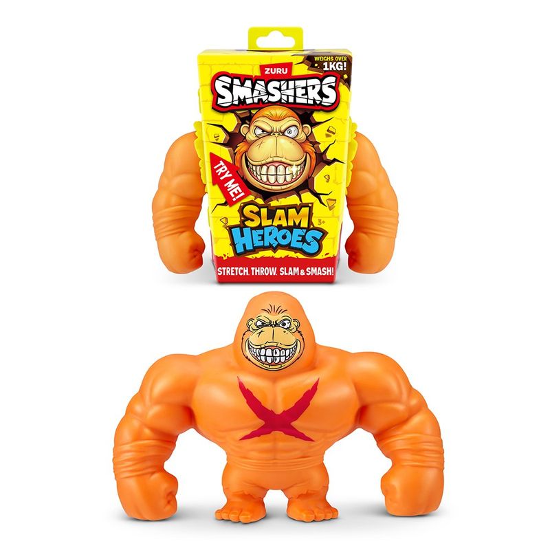 Figura de Juguete Smashers Splat Heroes Superelástica para Juego de Acción - Presentación Surtida