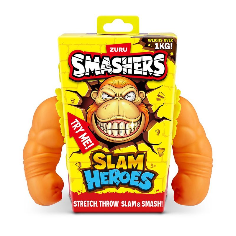 Figura de Juguete Smashers Splat Heroes Superelástica para Juego de Acción - Presentación Surtida
