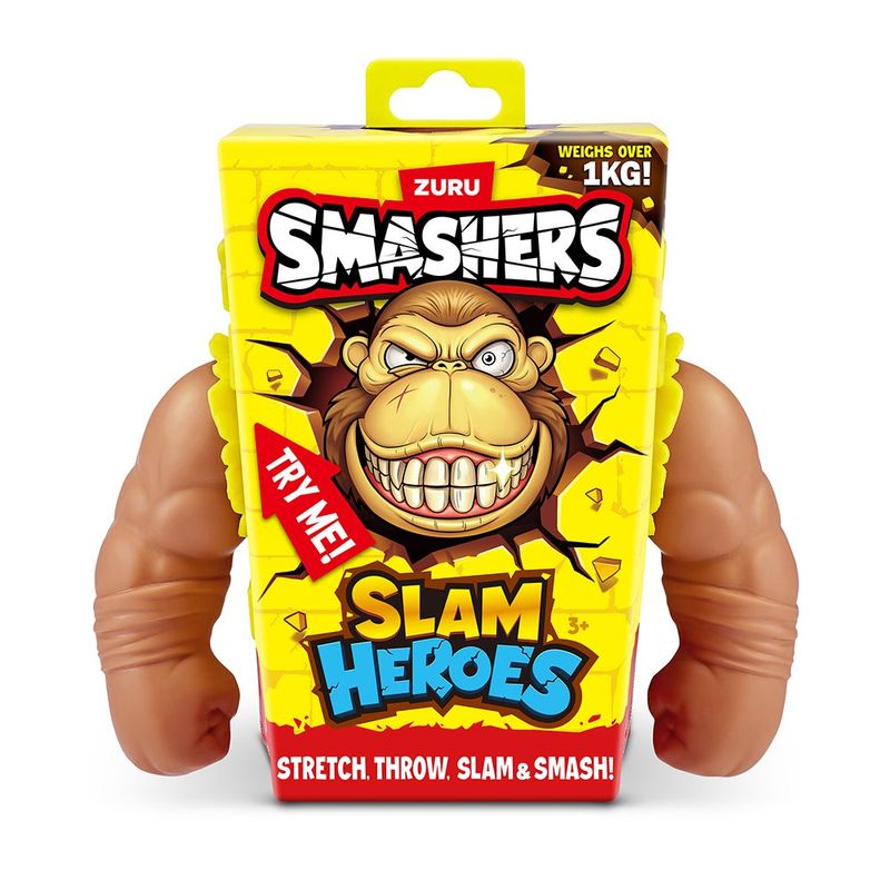 Figura de Juguete Smashers Splat Heroes Superelástica para Juego de Acción - Presentación Surtida