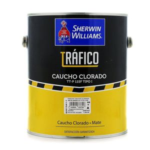 Tráfico Caucho Clorado Mate Amarillo 1 Gal
