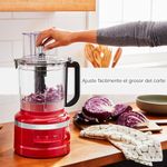 Procesador de Alimentos Multifuncional de 7 Tazas 1.7 L Color Rojo