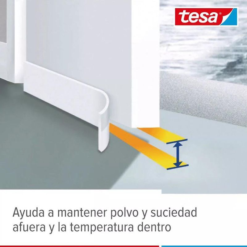 Guardapolvos para Puertas Blanco de 1 M x 38 Mm