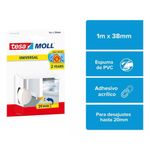 Guardapolvos para Puertas Blanco de 1 M x 38 Mm